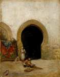 Mariano Jose Maria Bernardo Fortuny y Carbo - At the Gate of the Seraglio